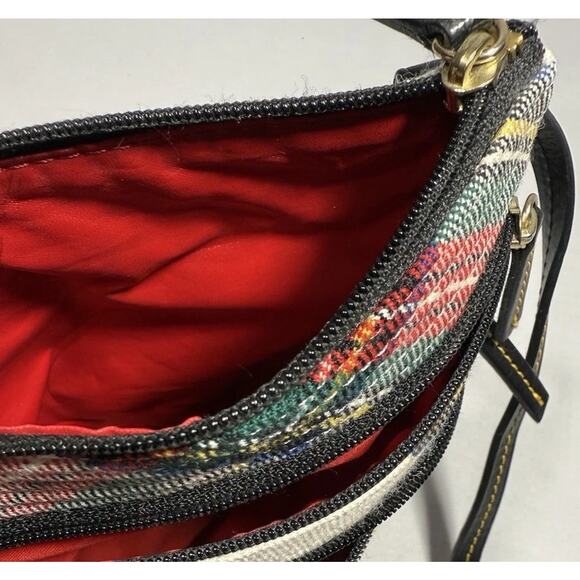 Dooney & Bourke Plaid Crossbody Bag - Red, Green, Blue, White - Picture 10 of 10